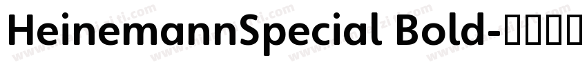 HeinemannSpecial Bold字体转换